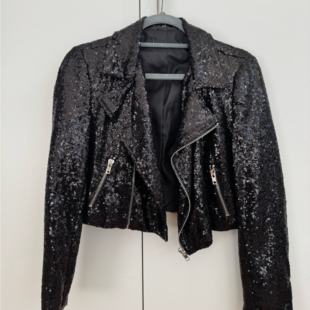 Sequin Black Jacket - image 1